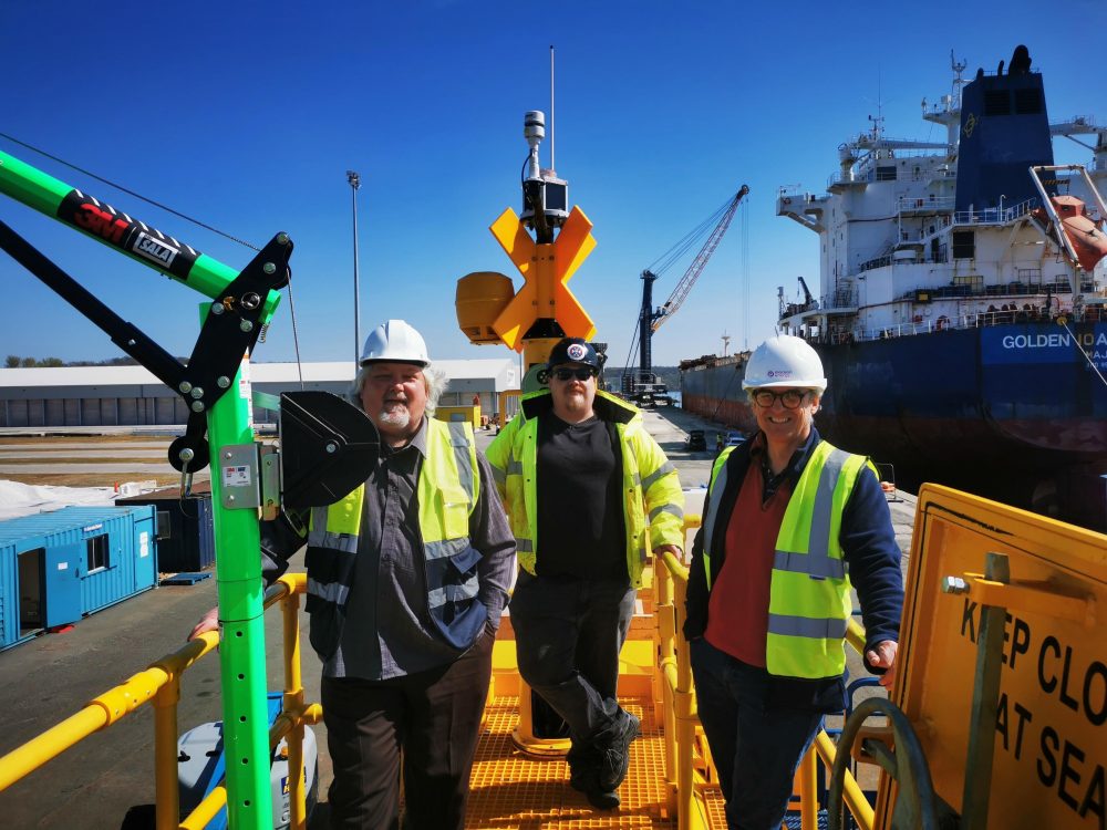 The CGEN team L-R Mike Galbraith, Joe Burchell, Markus Mueller. CREDIT Mocean Energy