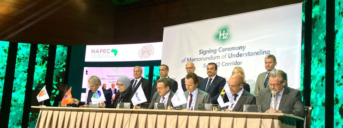 Exploring a Green Hydrogen Partnership: VNG and Partners to Import from Algeria via SoutH2 Corridor
