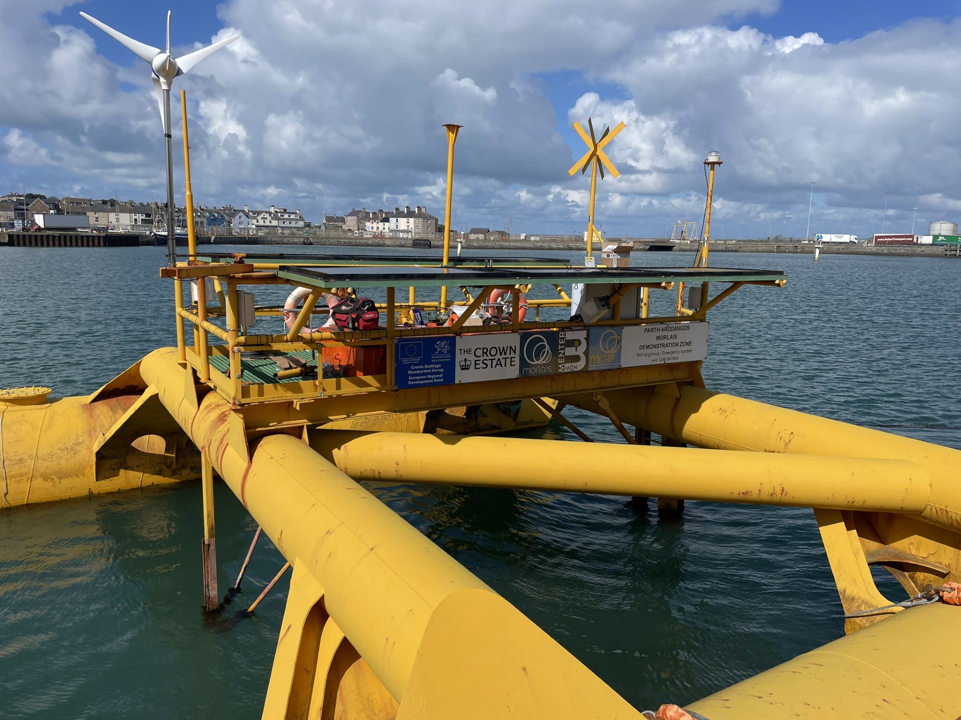 Marinus LiDAR moored in Holyhead pre launch