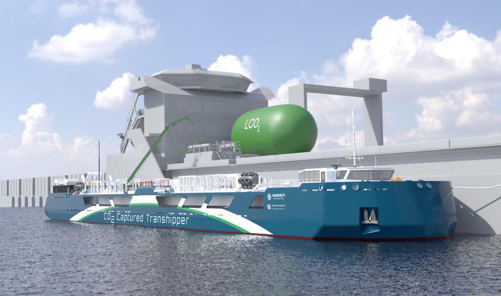 Carbon Captured Transhipper: Revolutionizing Maritime Industry Decarbonization