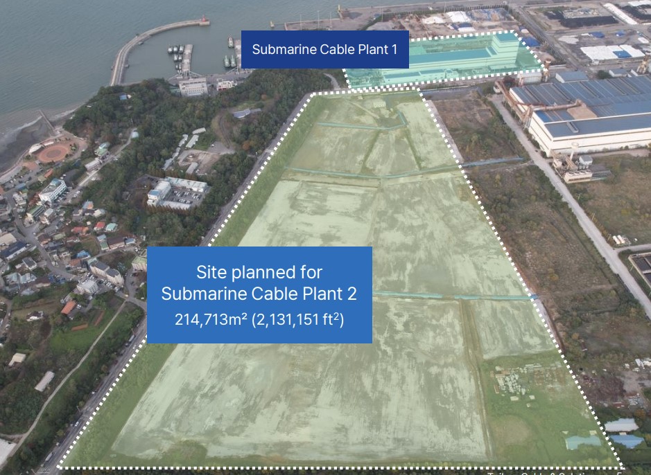 South Korean submarine cable maker to launch second manufacturing facility in 2027