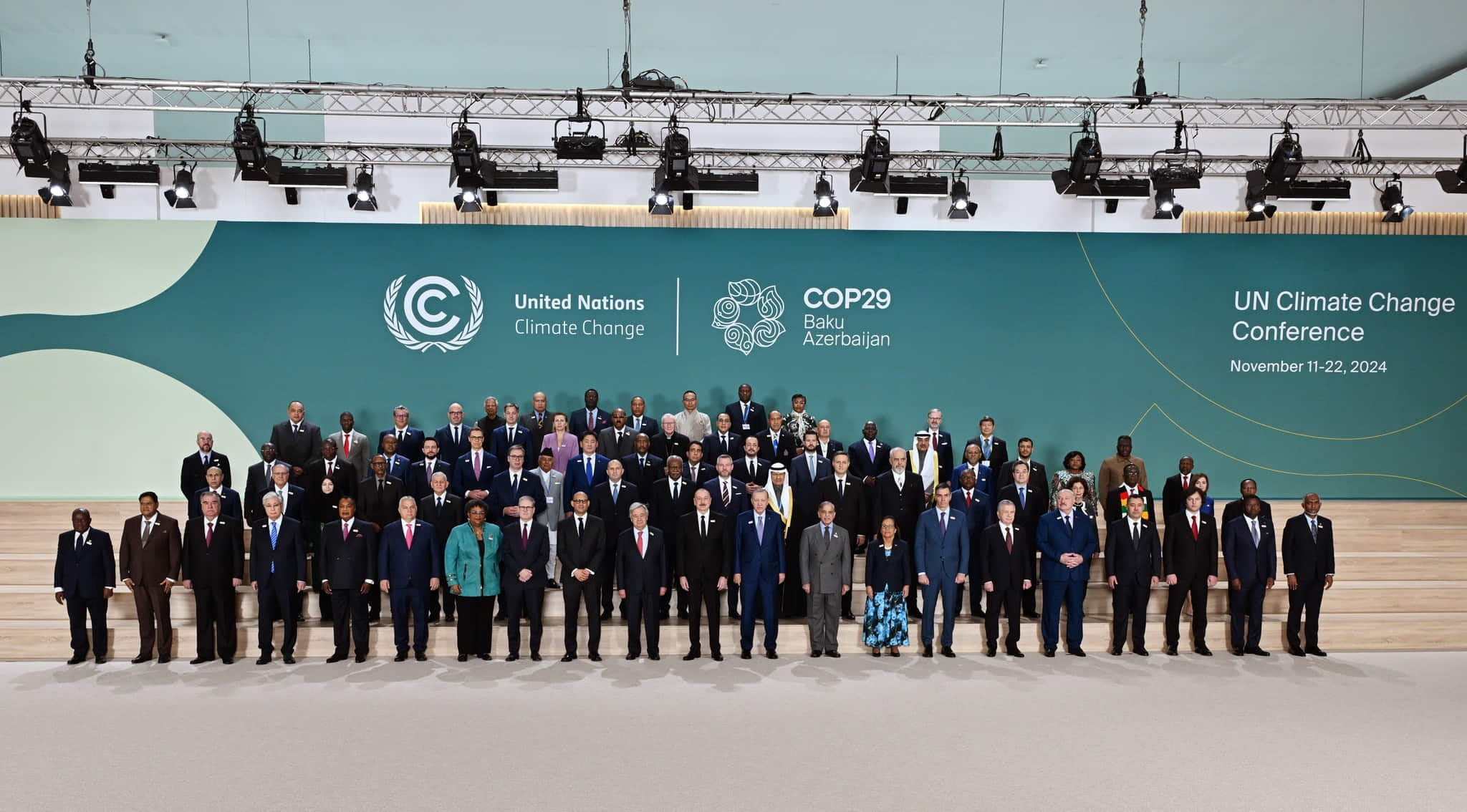 Leaders at COP29 Azerbaijan; Source: COP29 Azerbaijan