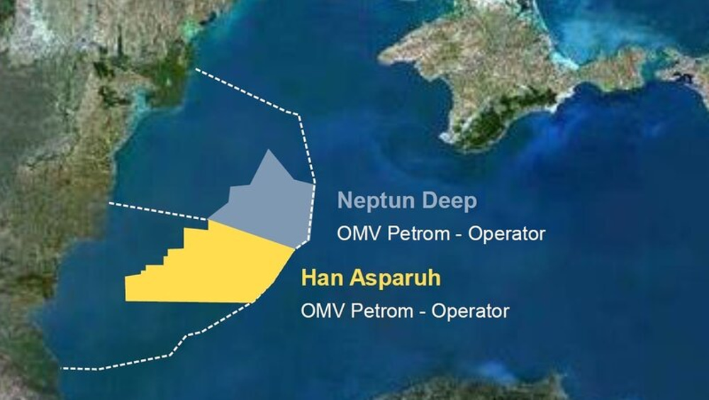 Black Sea map; Source: OMV Petrom