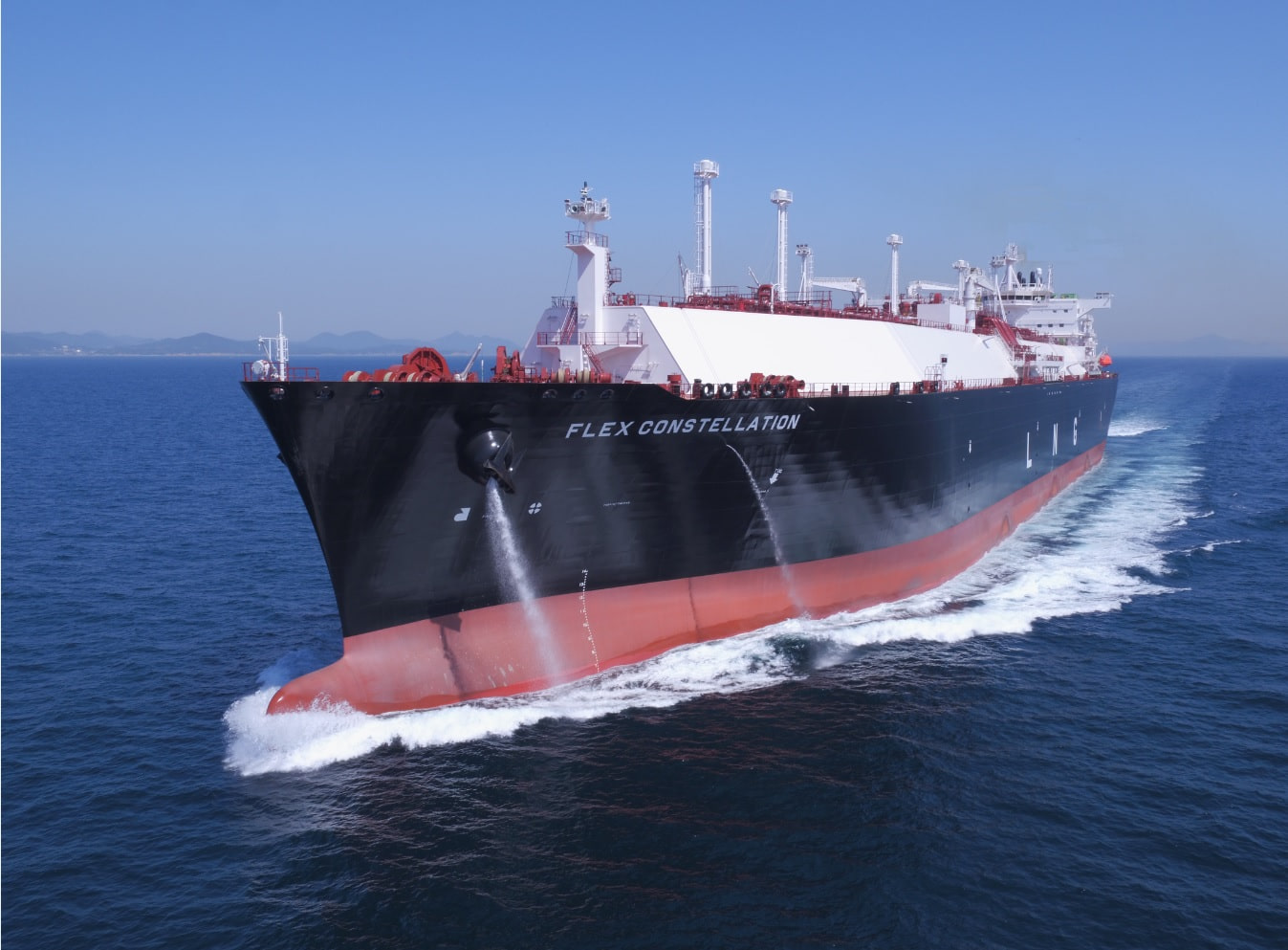 Flex Constellation LNG carrier; Source: Flex LNG