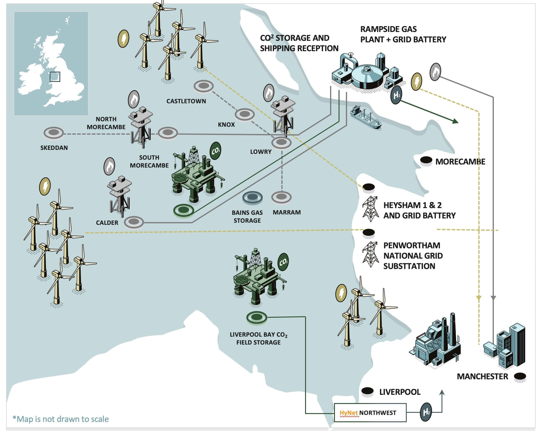 UK Firm and Wood Collaborate on Groundbreaking Energy Storage Project in Irish Sea