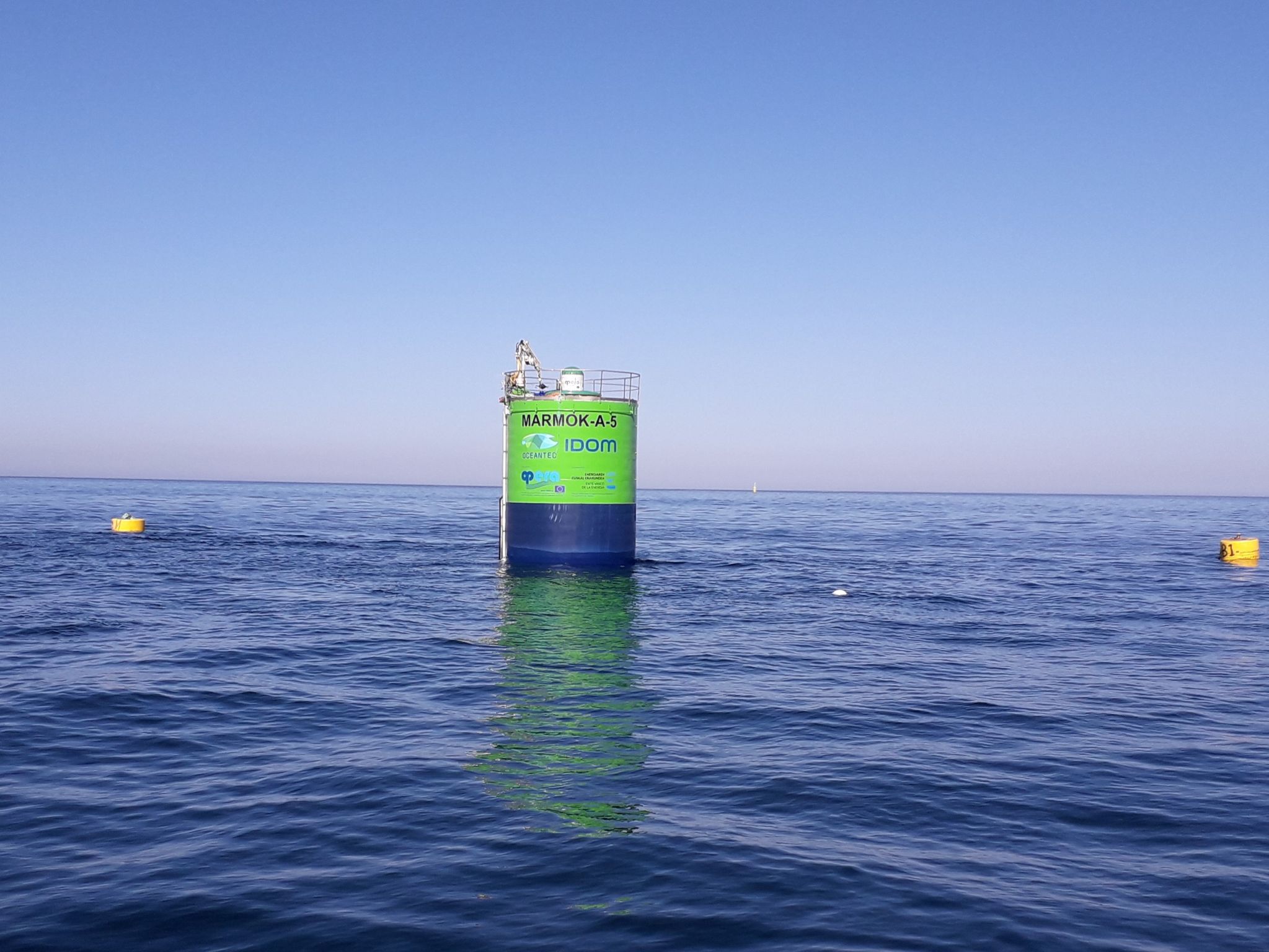 Image of the MARMOK-A-5 prototype wave energy device