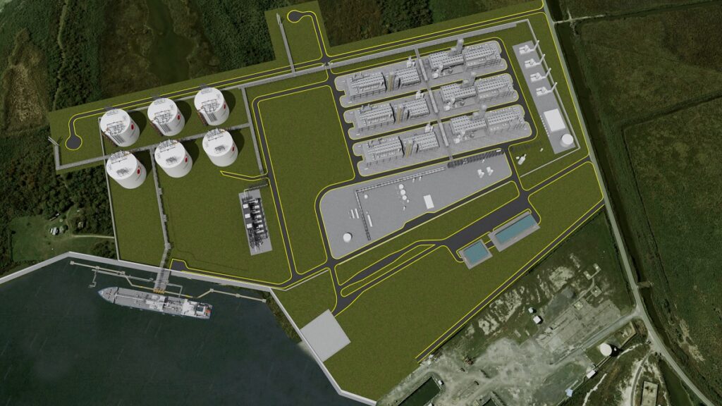 Commonwealth LNG design; Source: Commonwealth LNG