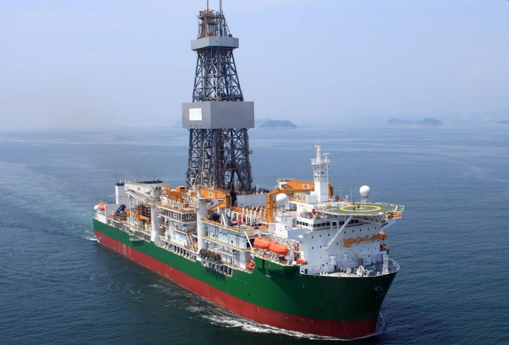 Santorini drillship; Source: Saipem