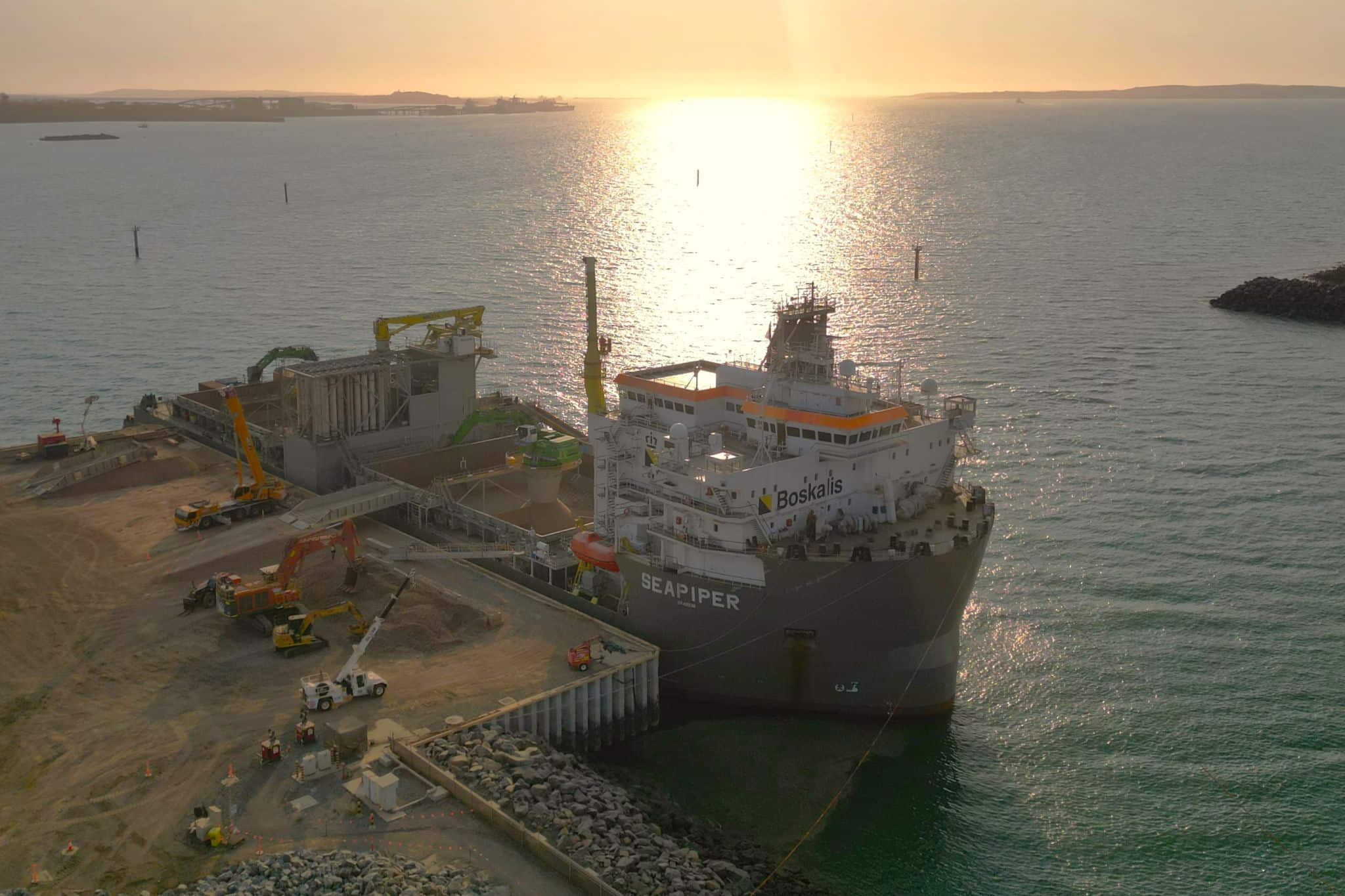 Boskalis brings two-year job at Woodside’s huge gas project off Australia to an end