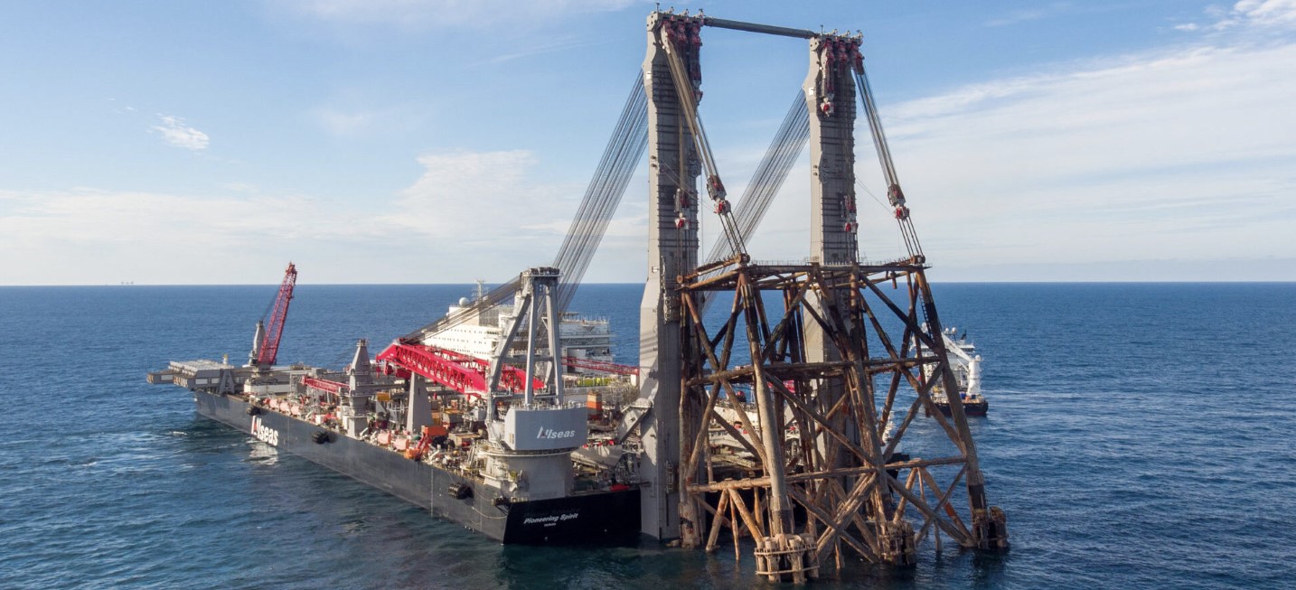 Allseas begins prep work for Australia's 'largest-ever' offshore decommissioning job