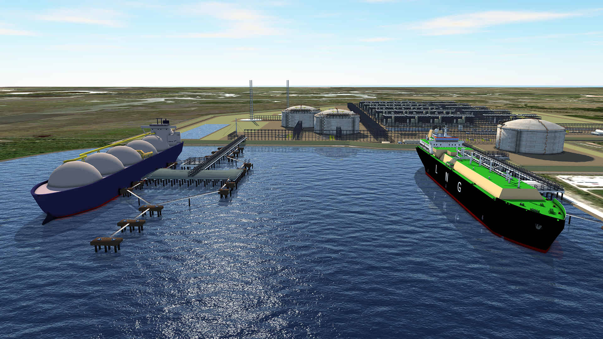 Woodside Louisiana LNG, former Driftwood LNG; Source: Tellurian, now part of Woodside Energy