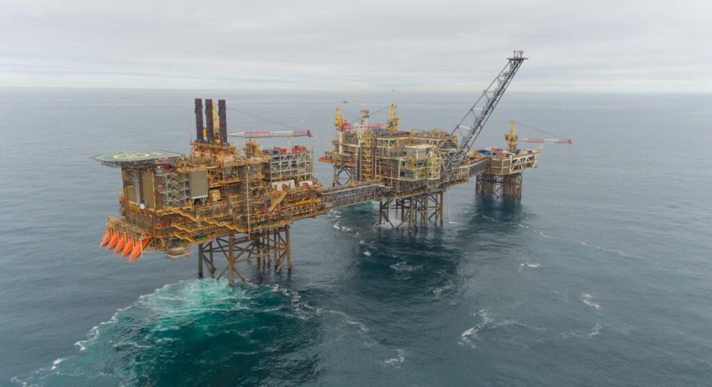 Buzzard oil & gas field in the UK North Sea; Source: CNOOC Petroleum Europe