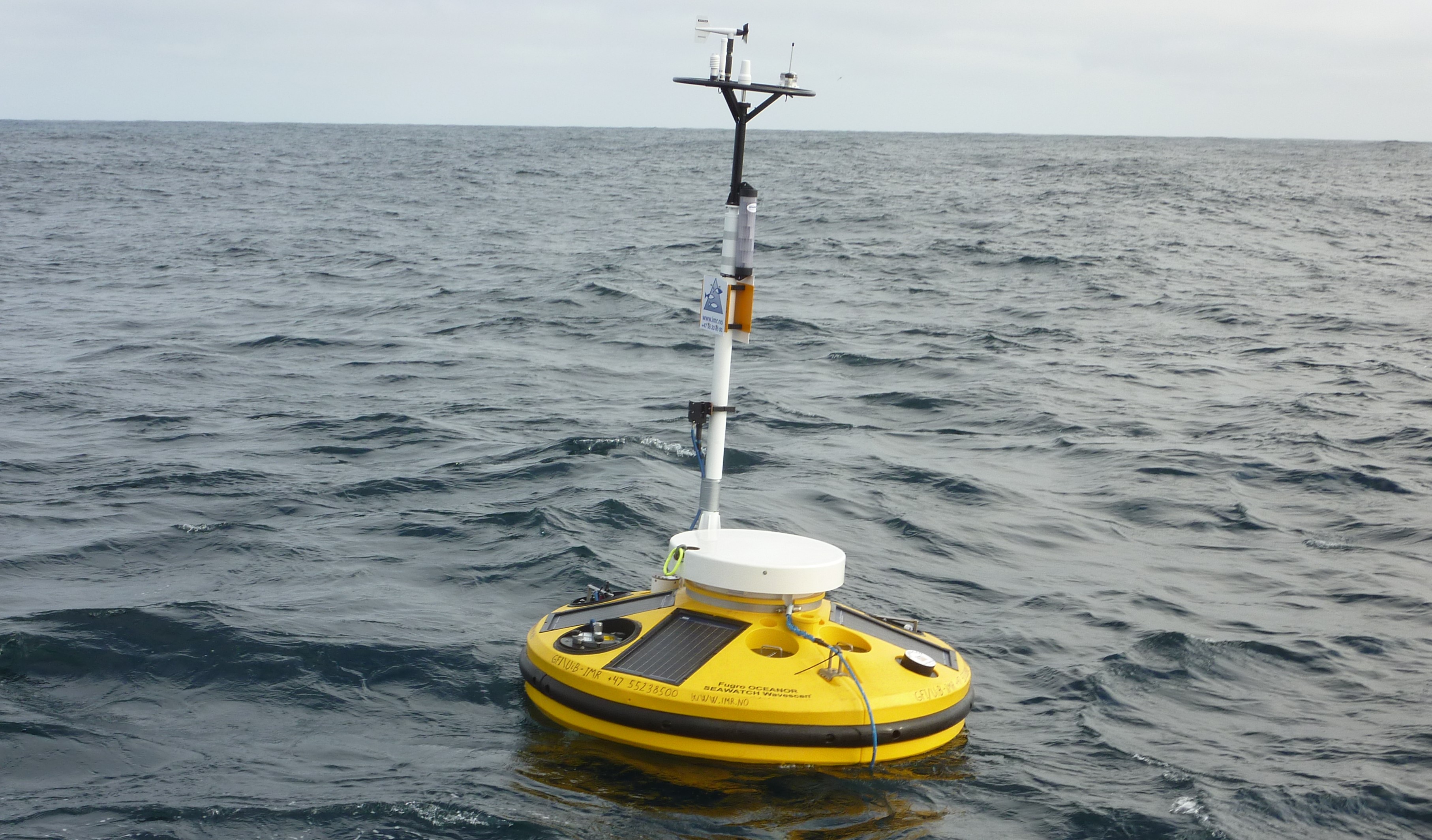 Fugro’s SEAWATCH® Wavescan® buoys provide real-time Geo-data on metocean parameters. Image credit: Fugro