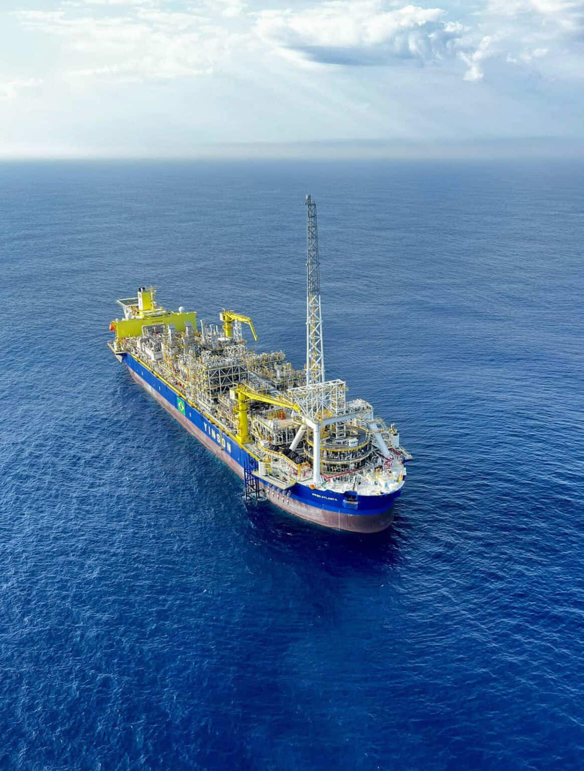 FPSO Atlanta has joined the Malaysian FPSO player's fleet as the third managed unit operating off the coast of Brazil; Source: Yinson Production