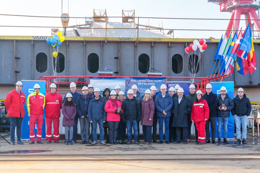 Keel laying marks official construction start of NKT's second cable layer