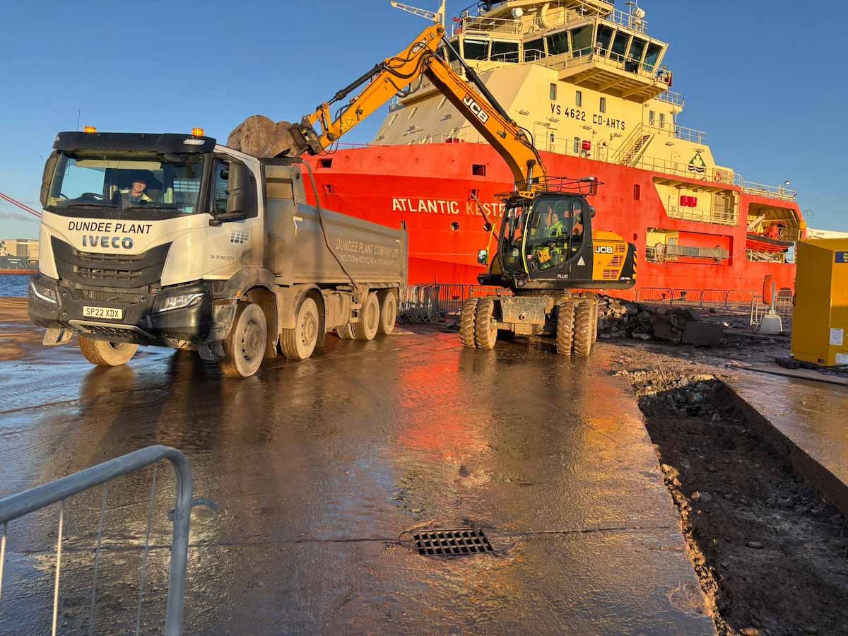 Montrose Port: Work starts on Berth 3 shore power installation