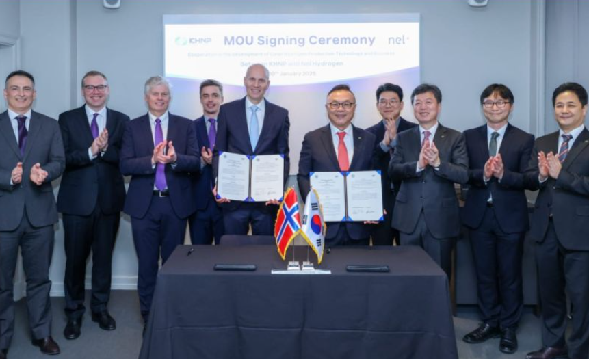 Nel and KHNP Collaborate for Clean Hydrogen Production Development