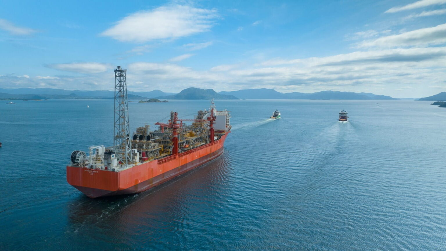 FPSO Petrojarl Knarr for Equinor's Rosebank oil field in UK waters; Source: Aker Solutions