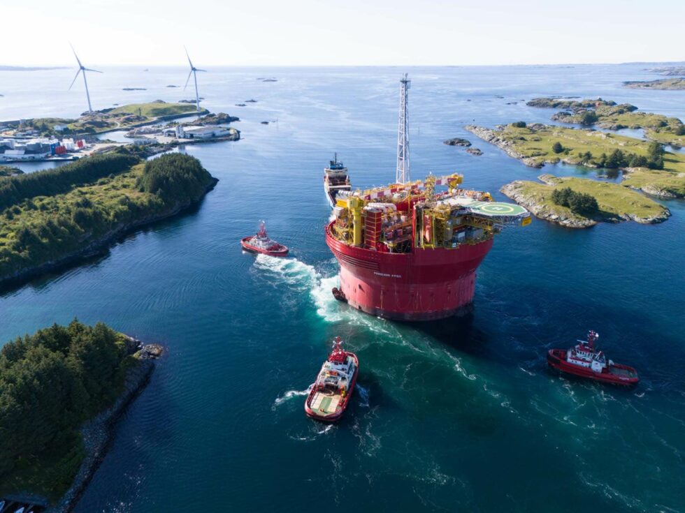 Shell's FPSO Penguins; Source: Sevan