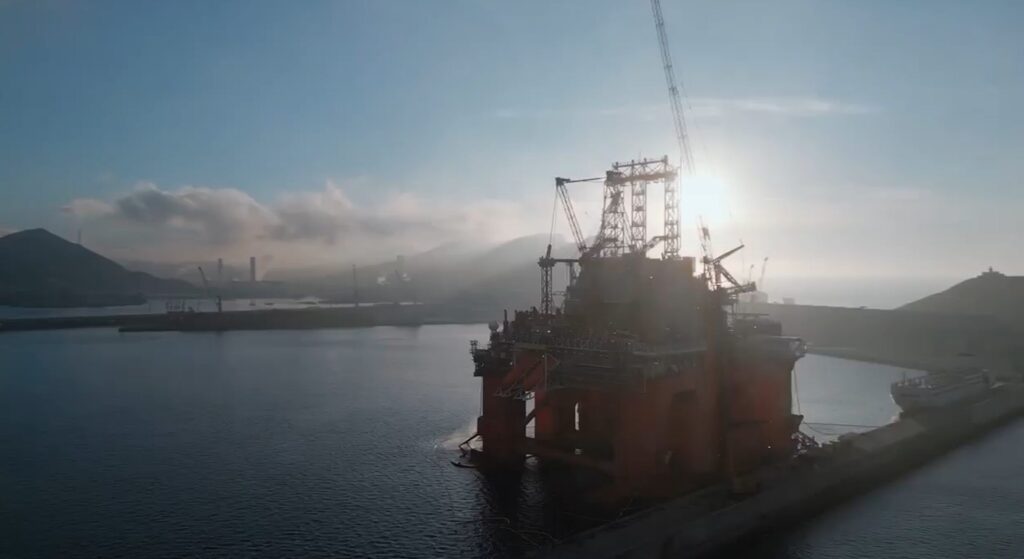 Transocean Barents rig; Source: OMV Petrom