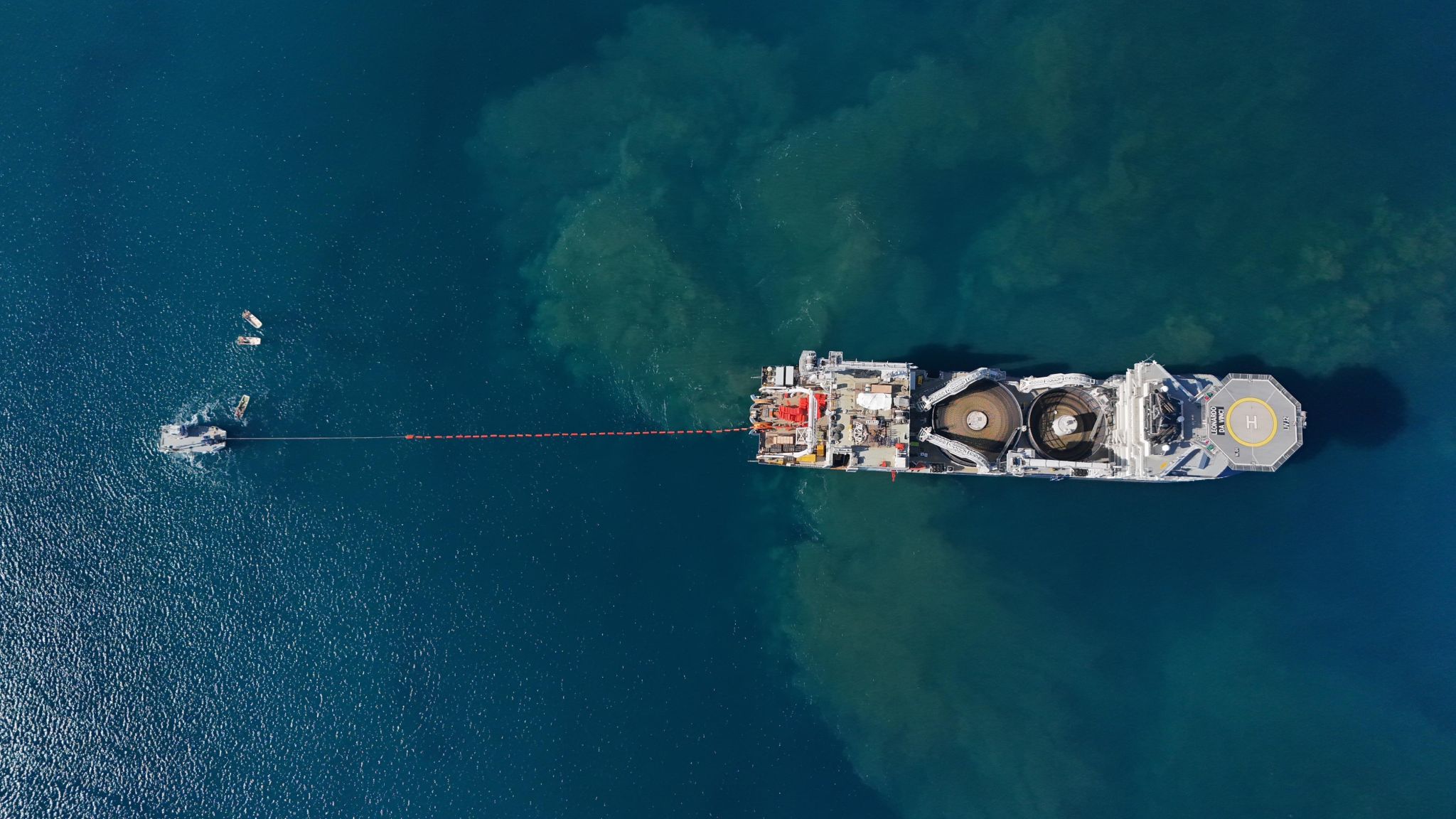 Offshore installation begins to connect Sicily to Sardinia and Italian peninsula