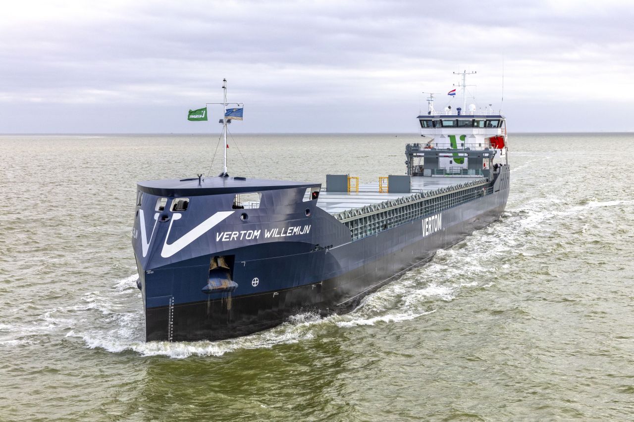 Vertom embraces sustainability as it welcomes seventh 7,280 dwt green fuels-ready diesel-electric ship