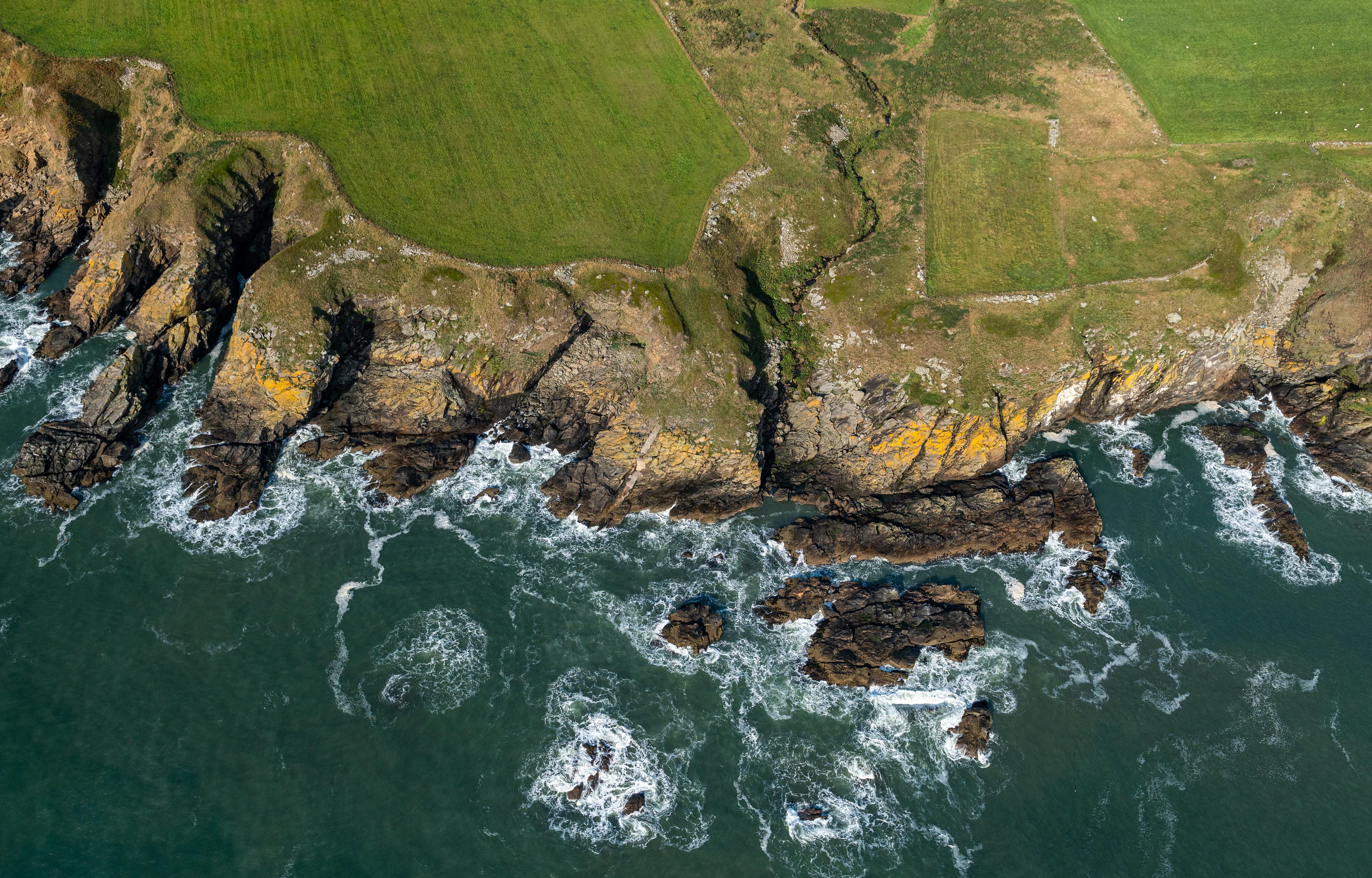 Aerial shots of coastal route on the North East of Scotland. Credit: Scottish Enterprise