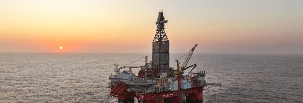 Deepsea Mira rig works for TotalEnergies off the coast of Namibia; Source: Odfjell Drilling