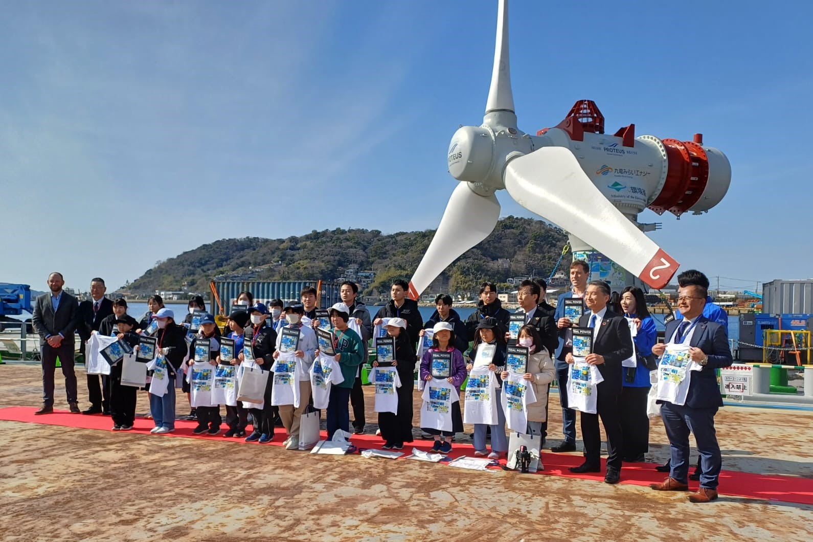 Proteus Marine Renewables (PMR) has installed Japan’s first megawatt-scale tidal turbine, in the Naru Strait.