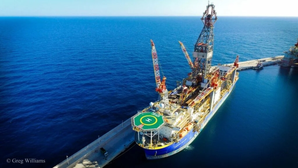 Tungsten Explorer drillship; Credit: Greg Williams
