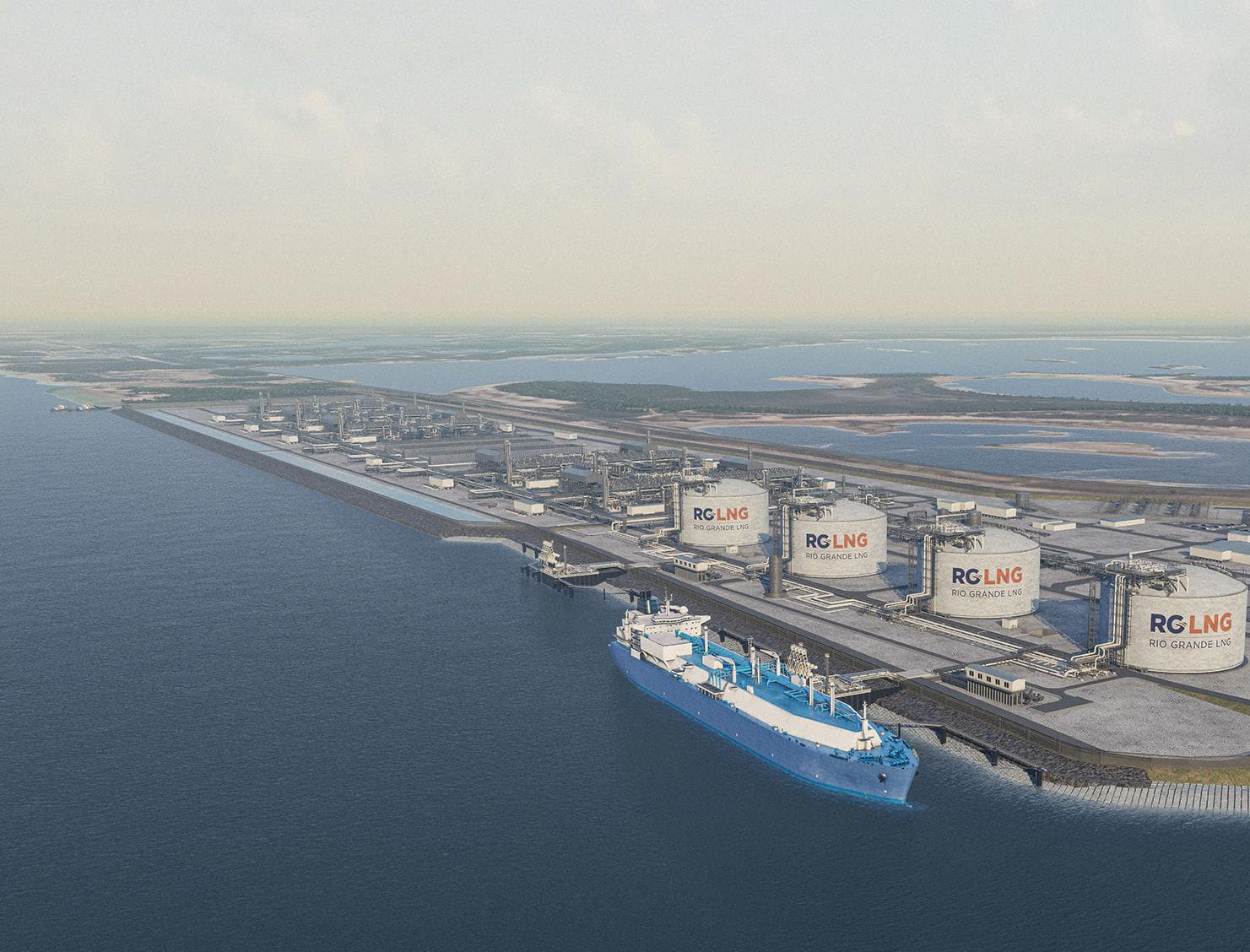 Rio Grande LNG terminal; Courtesy of NextDecade