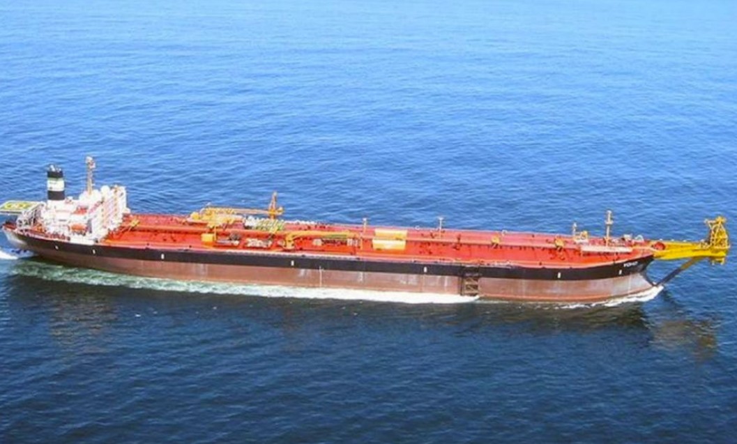 A large vessel at sea