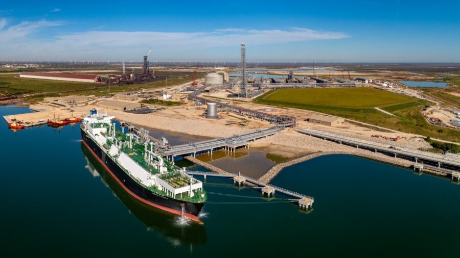 An LNG terminal