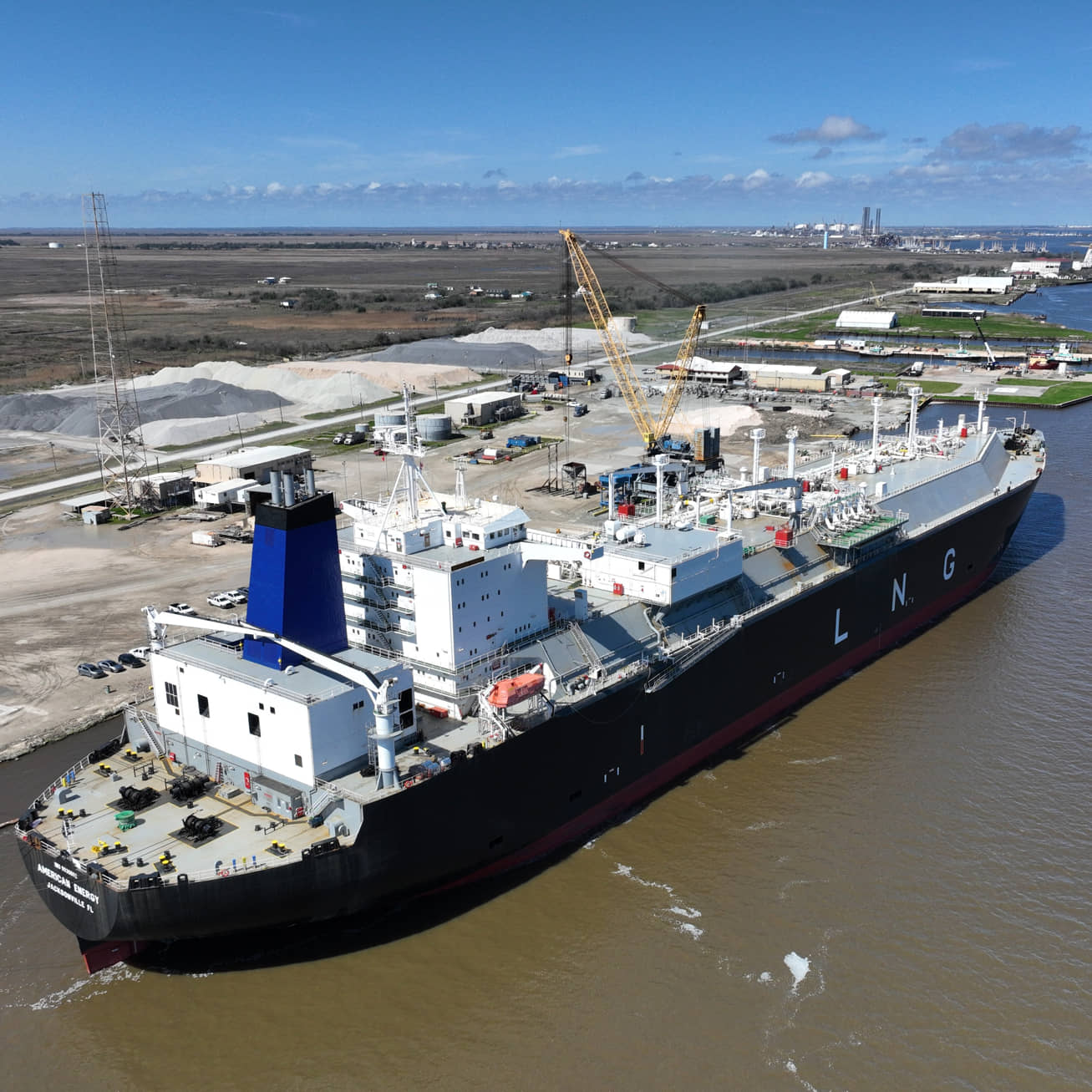 Crowley's American Energy, said to be the first U.S. LNG carrier to supply Puerto Rico with U.S.-sourced energy; Source: Crowley