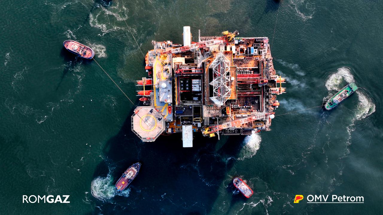 Transocean Barents rig; Source: OMV Petrom and Romgaz