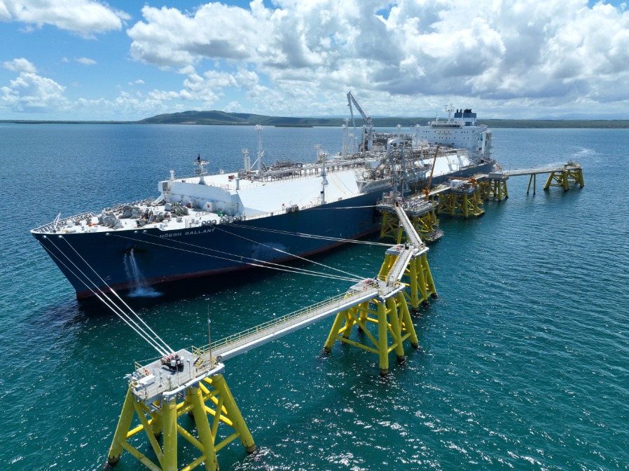 A floating storage and regasification unit