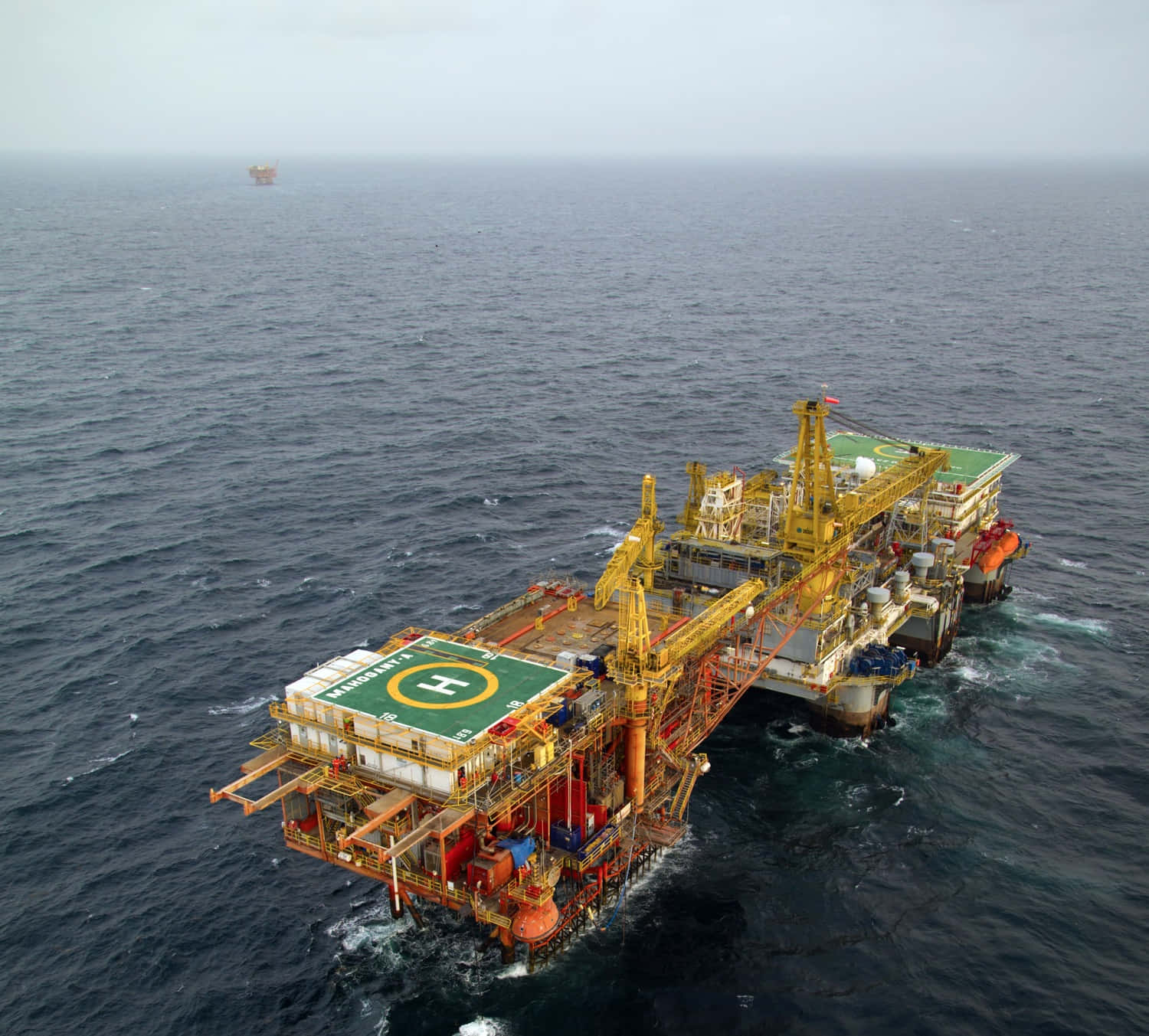 Mahogany A platform (illustration); Source: Energy Chamber of Trinidad and Tobago