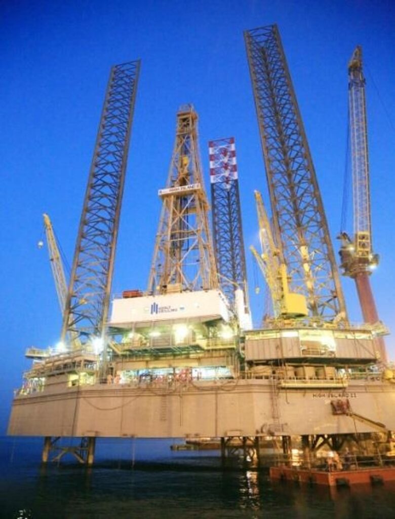 High Island II jack-up rig; Source: Shelf Drilling