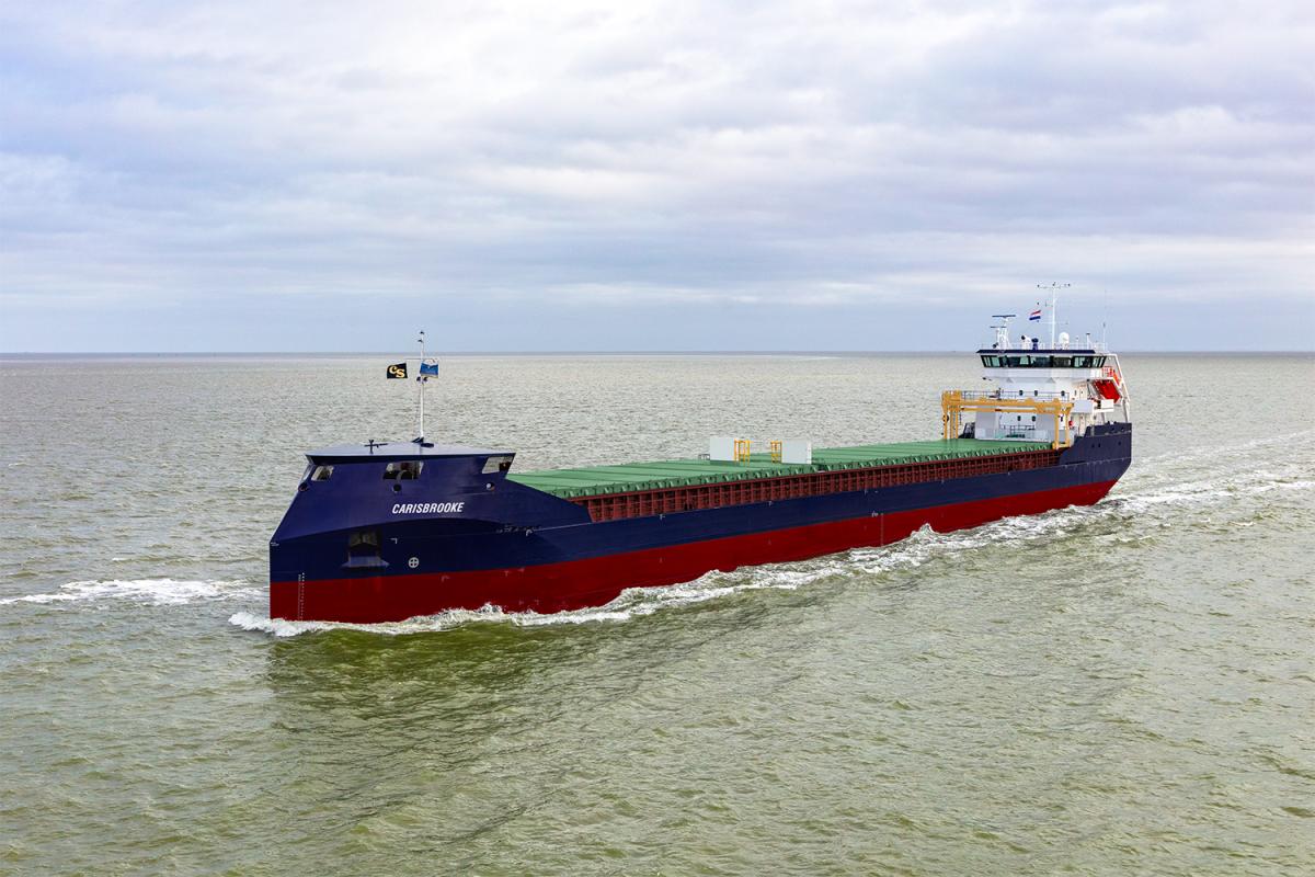 Construction of Carisbrooke Shipping’s next-gen diesel-electric vessel begins at Dutch shipyard