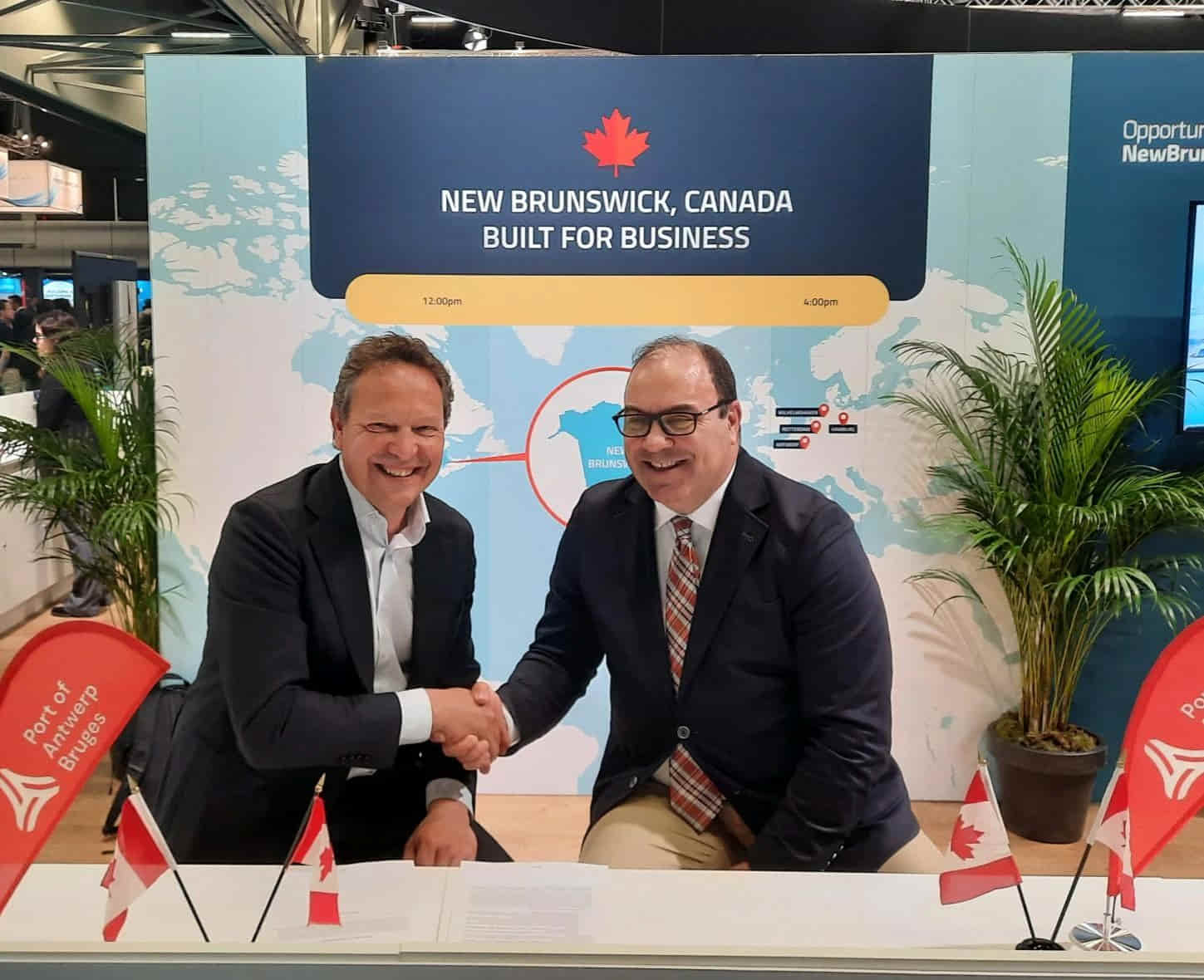 Transatlantic Hydrogen Collaboration between Belledune and Antwerp-Bruges Ports