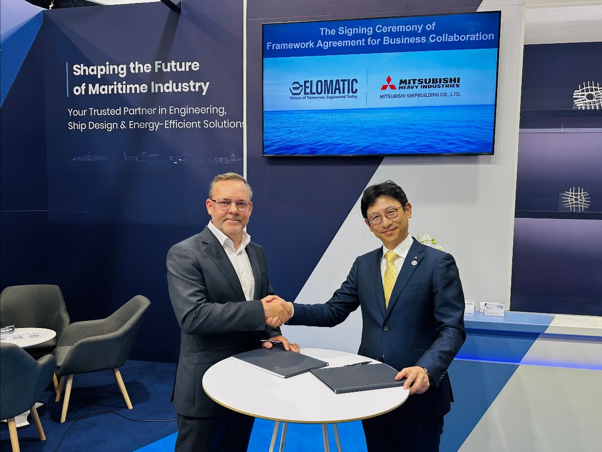 Mitsubishi Shipbuilding, Elomatic team up to advance maritime industry’s green and digital transformation