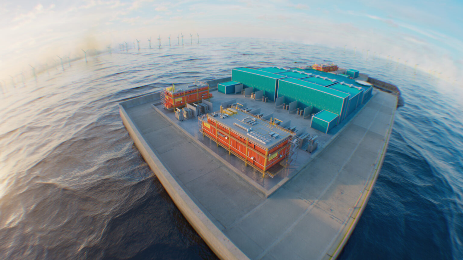Princess Elisabeth Energy Island visualization; Source: Elia