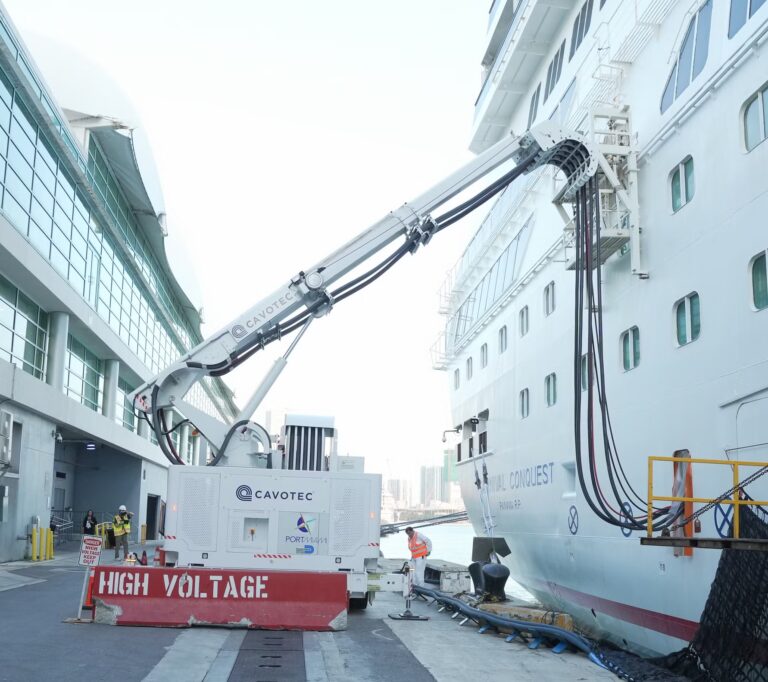 Cavotec signs €1.55M shore power agreement for Antwerp-Bruges cruise terminal