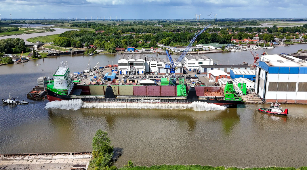 ForestWave’s fourth eco-friendly multipurpose vessel emerges from Dutch yard