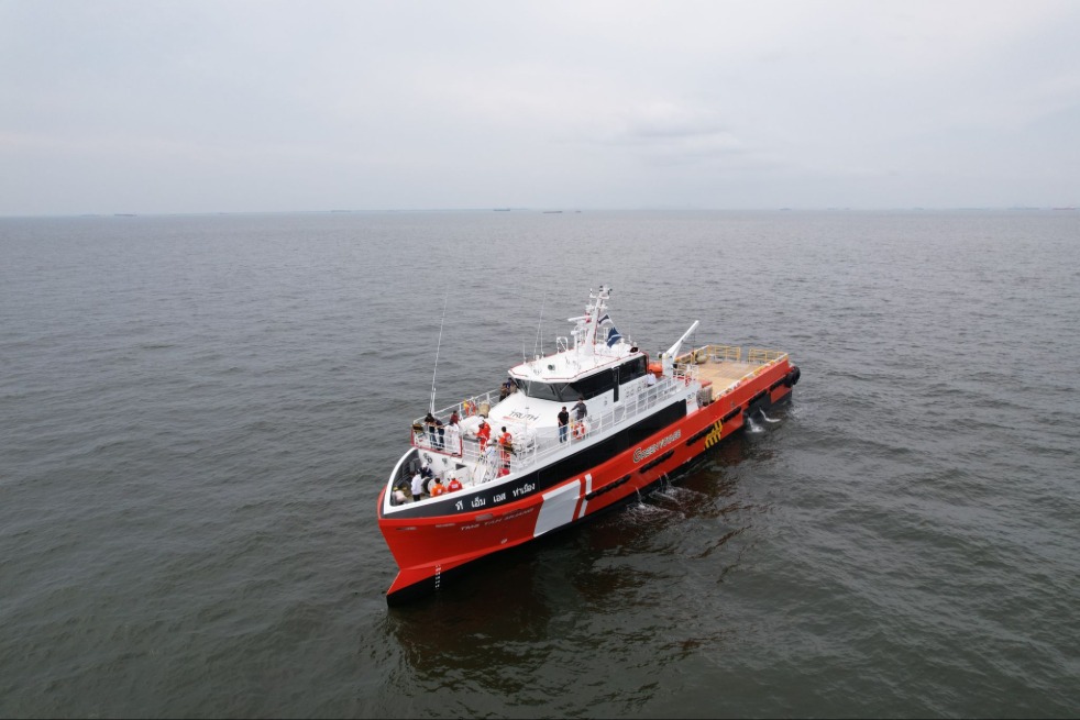 TMS Tah Muang vessel at sea