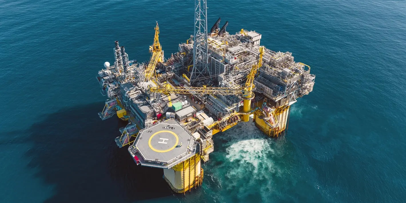 Troll C platform in North Sea; Source: Equinor
