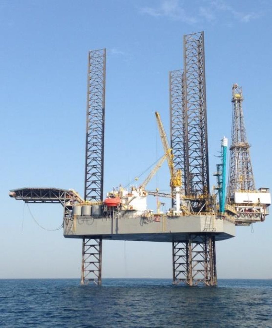 High Island V jack-up rig; Source: Shelf Drilling