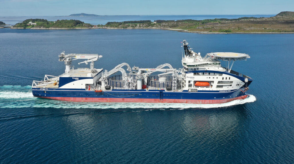 Cable laying about to resume at 725-kilometer link connecting UK and Germay for the first time