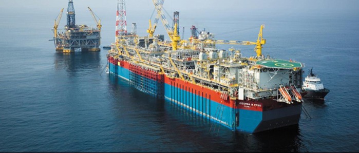 An FPSO at sea