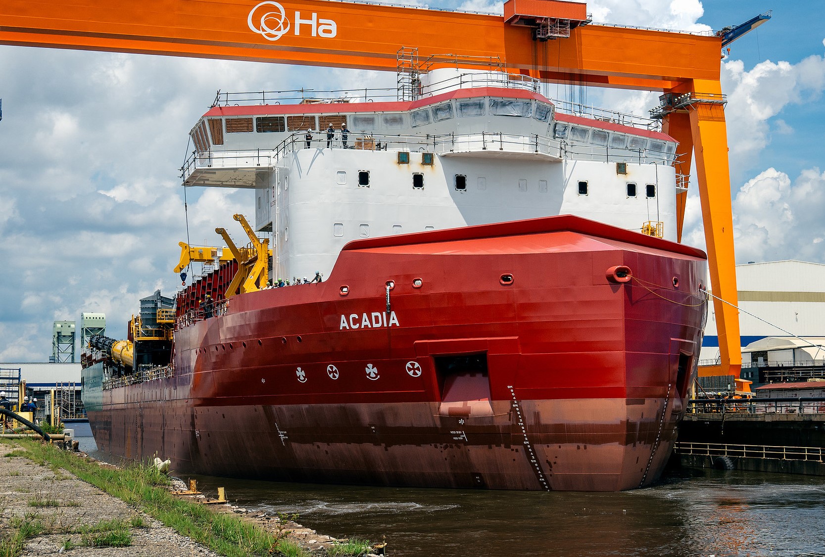 First US subsea rock installation vessel launches, delivery early in 2026